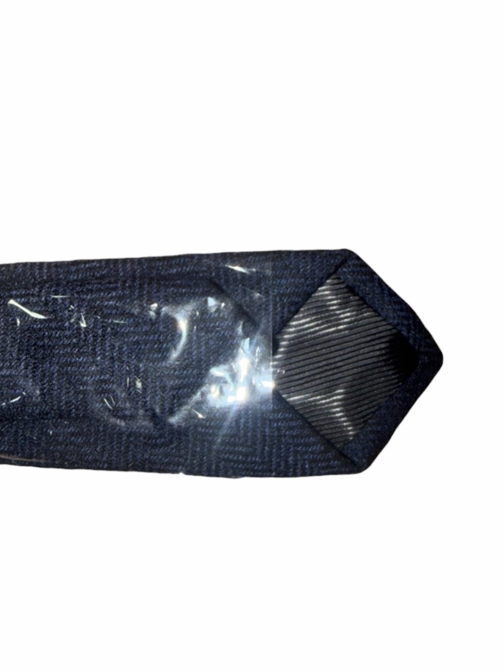 Blue and Black Patterned Tie - Picture 2 of 5